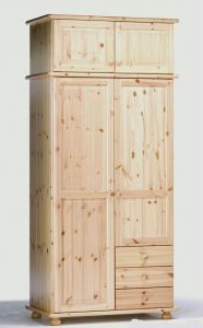 Riidekapp Laius 106cm kõrgendusega