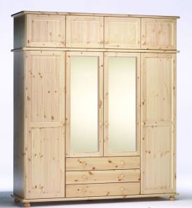 Riidekapp Laius 203cm kõrgendusega
