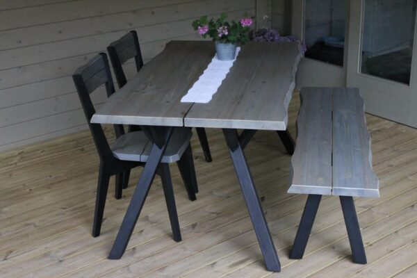 Söögilaud LANA 150*89*K-76 puidust jalgadega Söögilaud LANA 150*89*K-76 puidust jalgadega