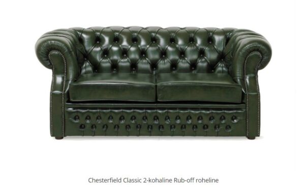 Nahkdiivan Chesterfield 2-kohaline L: 160cm Nahkdiivan Chesterfield 2-kohaline L: 160cm