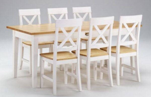 Söögitoa komplekt Monaco laud 180cm + 6 tooli Söögitoa komplekt Monaco laud 180cm + 6 tooli