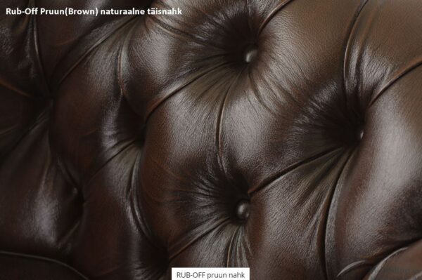 Diivan Chesterfield nahk L: 212cm Diivan Chesterfield nahk L: 212cm