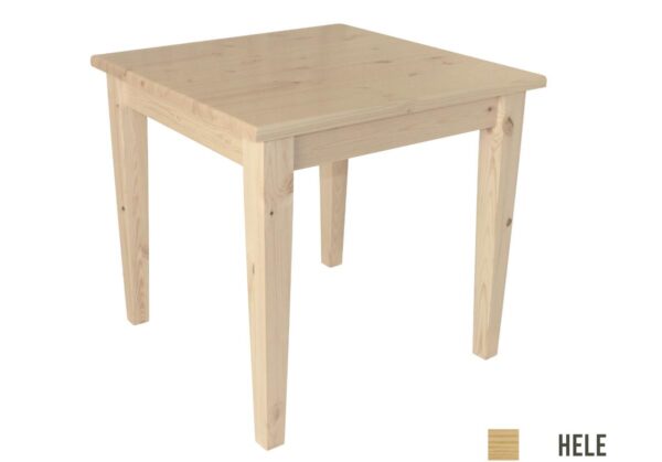 Täispuidust laud 80*80cm