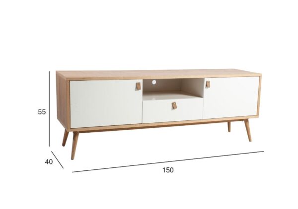 TV-laud HELENA 150*40*55, naturaalne/valge TV-laud HELENA 150*40*55, naturaalne/valge