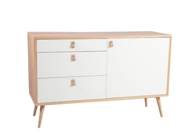 Kummut HELENA 120*40*75cm naturaalne/valge Kummut HELENA 120*40*75cm naturaalne/valge