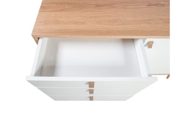 Kummut HELENA 120*40*75cm naturaalne/valge Kummut HELENA 120*40*75cm naturaalne/valge