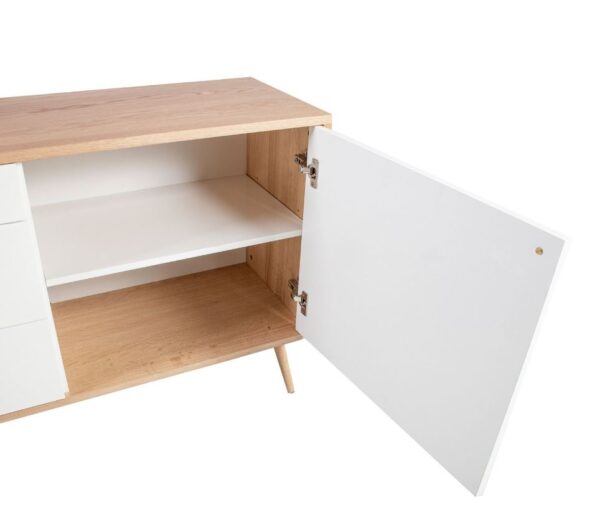Kummut HELENA 120*40*75cm naturaalne/valge Kummut HELENA 120*40*75cm naturaalne/valge