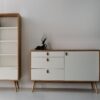 Kummut HELENA 120*40*75cm naturaalne/valge Kummut HELENA 120*40*75cm naturaalne/valge