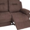 Diivan Dixon 2-kohaline recliner,pruun