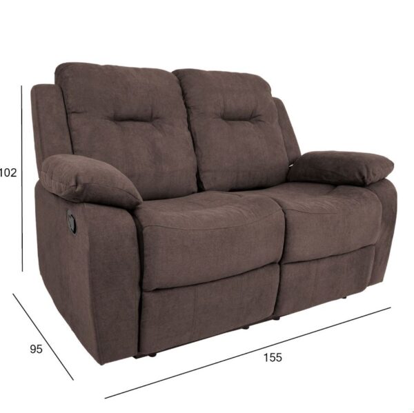 Diivan Dixon 2-kohaline recliner,pruun