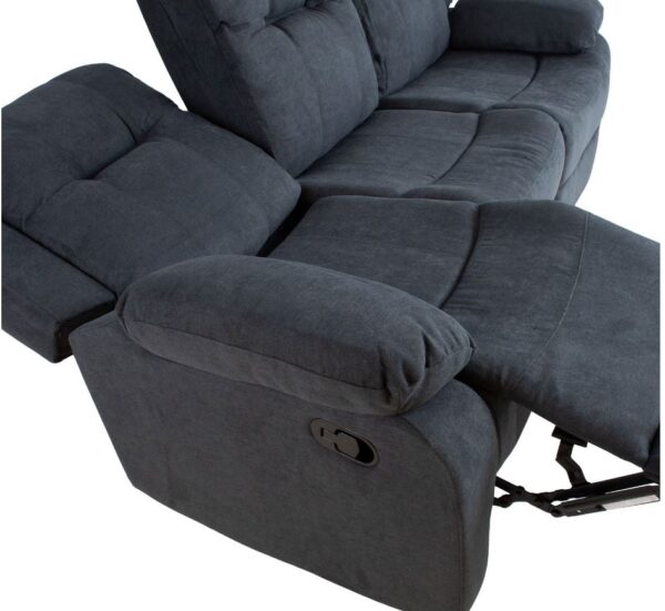 Diivan DIXON 2-kohaline recliner, tumehall
