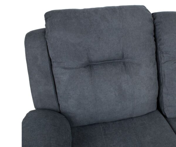 Diivan DIXON 2-kohaline recliner, tumehall