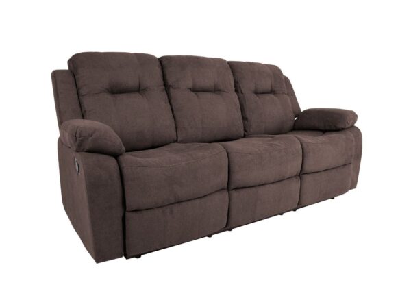 Diivan DIXON 3-kohaline recliner, pruun Diivan DIXON 3-kohaline recliner, pruun