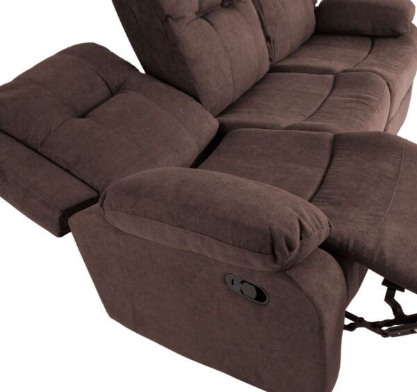 Diivan DIXON 3-kohaline recliner, pruun Diivan DIXON 3-kohaline recliner, pruun