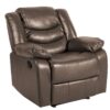 Tugitool DIXON recliner, elevandihall kunstnahk