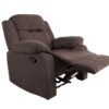 Tugitool DIXON recliner, pruun kangas