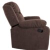 Tugitool DIXON recliner, pruun kangas