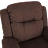Tugitool DIXON recliner, pruun kangas