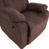 Tugitool DIXON recliner, pruun kangas
