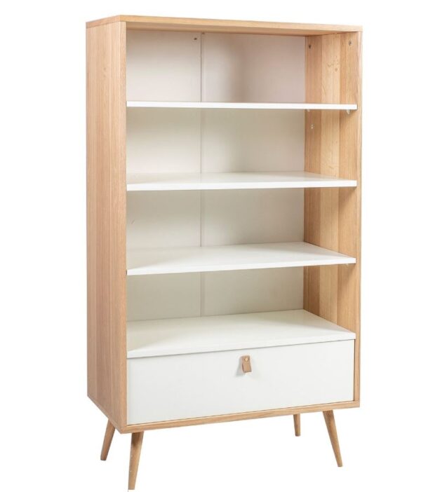 Riiul HELENA 80*40*140cm naturaalne/valge Riiul HELENA 80*40*140cm naturaalne/valge