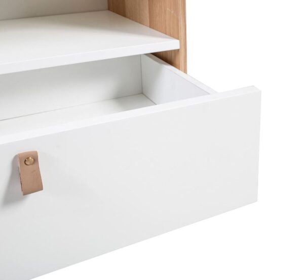 Riiul HELENA 80*40*140cm naturaalne/valge Riiul HELENA 80*40*140cm naturaalne/valge