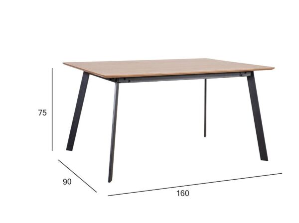 Söögilaud HELENA 160*90*75cm, tamm