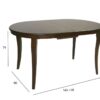Söögilaud pikendatav JOY 145-178cm