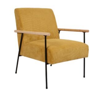 Tugitool JADE 63*75,5*H85,5cm kollane Tugitool JADE 63*75,5*H85,5cm kollane