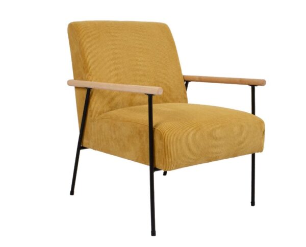 Tugitool JADE 63*75,5*H85,5cm kollane Tugitool JADE 63*75,5*H85,5cm kollane