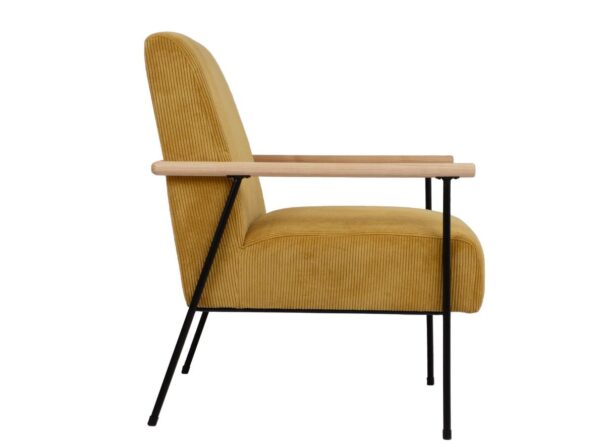 Tugitool JADE 63*75,5*H85,5cm kollane Tugitool JADE 63*75,5*H85,5cm kollane
