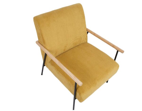 Tugitool JADE 63*75,5*H85,5cm kollane Tugitool JADE 63*75,5*H85,5cm kollane