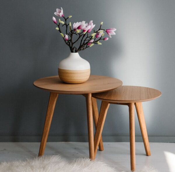 Abilaud HELENA 2tk komplektis D50*H45cm, D40*H40cm, tamm Abilaud HELENA 2tk komplektis D50*H45cm, D40*H40cm, tamm