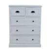 Kummut MELDON 80*35*H103cm valge