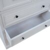 Kummut MELDON 80*35*H103cm valge
