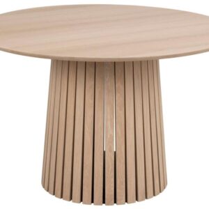 Söögilaud CHRISTO D120cm valge pigmenteeritud tammespoon