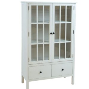 Vitriinkapp DEVON 80,5*35*H136cm valge Vitriinkapp DEVON 80,5*35*H136cm valge