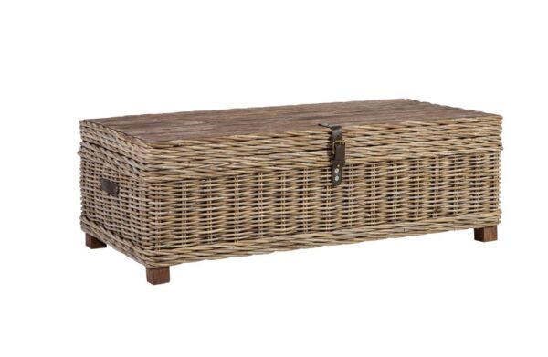 Kirst - diivanilaud EGROS 120*60*H39cm, naturaalne Rotang
