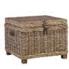 Kirst - abilaud EGROS 60*60*H45cm, naturaalne rotang