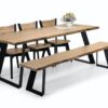 Söögilaud LANA 200*89*K-76 metallist jalad Söögilaud LANA 200*89*K-76 metallist jalad