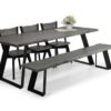 Söögilaud LANA 200*89*K-76 metallist jalad Söögilaud LANA 200*89*K-76 metallist jalad