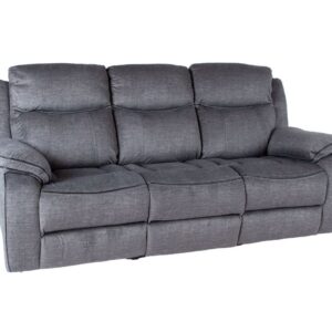 Diivan GENTRY 3-kohaline recliner 210cm, hall kangas
