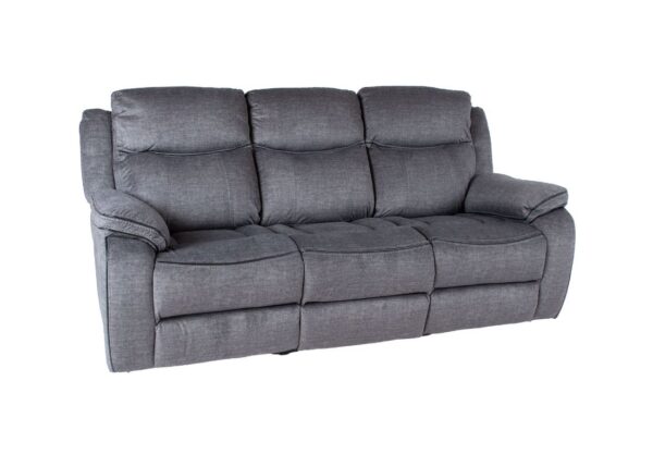 Diivan GENTRY 3-kohaline recliner 210cm, hall kangas