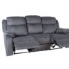 Diivan GENTRY 3-kohaline recliner 210cm, hall kangas
