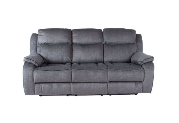 Diivan GENTRY 3-kohaline recliner 210cm, hall kangas
