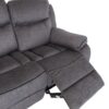 Diivan GENTRY 3-kohaline recliner 210cm, hall kangas