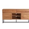 Kummut BYRON 160*41*H180cm tamm