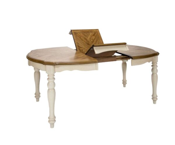 Söögilaud LILY 137/182*106*H76cm tamm