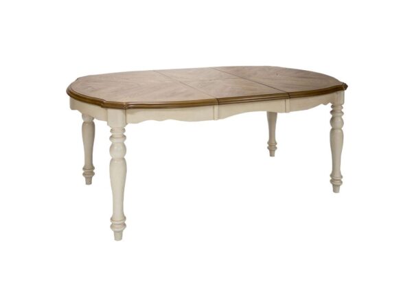 Söögilaud LILY 137/182*106*H76cm tamm