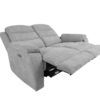 Diivan MIMI 2-kohaline elektriline recliner, helehall
