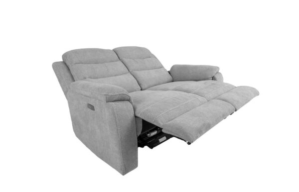 Diivan MIMI 2-kohaline elektriline recliner, helehall